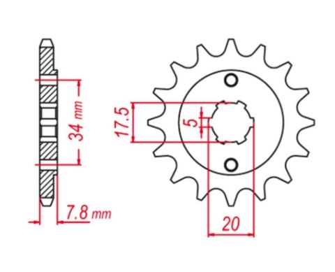 GROSSKOPF WYPRZEDAŻ ZĘBATKA PRZEDNIA 279 13 HONDA XR 250R '90-'96, CRF 150 '03-'18, CRF 230 '03-'19 (JTF327.13) GROSSKOPF WYPRZEDAŻ ZĘBATKA PRZEDNIA 279 13 HONDA XR 250R '90-'96, CRF 150 '03-'18, CRF 230 '03-'19 (JTF327.13)