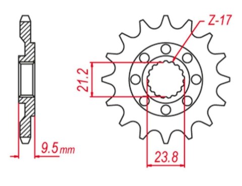 GROSSKOPF PROMOCJA ZĘBATKA PRZEDNIA 342 12 HONDA CR 250 '88-'08, CRF 450 '02-'25, CRF 250R '22-'25 (JTF284.12) GROSSKOPF PROMOCJA ZĘBATKA PRZEDNIA 342 12 HONDA CR 250 '88-'08, CRF 450 '02-'25, CRF 250R '22-'25 (JTF284.12)