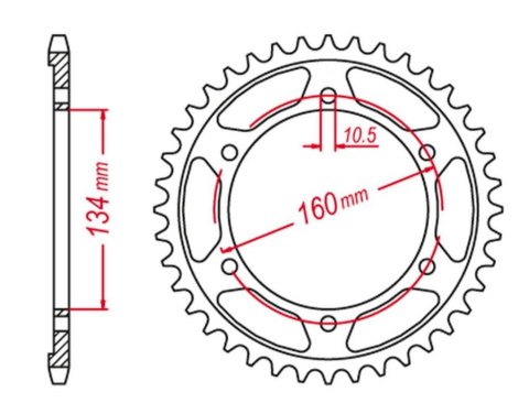 GROSSKOPF WYPRZEDAŻ ZĘBATKA TYLNA ULTRALIGHT UTWARDZANA 4405 46 C45 HONDA CBR 600F SPORT '01-'02, CBR 600 F4I '01-'06 (JTR1307.4 GROSSKOPF WYPRZEDAŻ ZĘBATKA TYLNA ULTRALIGHT UTWARDZANA 4405 46 C45 HONDA CBR 600F SPORT '01-'02, CBR 600 F4I '01-'06 (JTR1307.4