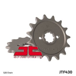 JT ZĘBATKA PRZEDNIA 430 13 KAWASAKI KXF 250 '04-'05, SUZUKI RMZ 250 '04-'05 (43013JT) (ŁAŃC. 520)