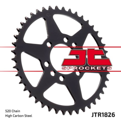 JT ZĘBATKA TYLNA 4302 42 SUZUKI LTZ 400 QUADSPORT '03-'08, VAN VAN RV 200 '16-'19 (ŁAŃC. 520) (430242JT) JT ZĘBATKA TYLNA 4302 42 SUZUKI LTZ 400 QUADSPORT '03-'08, VAN VAN RV 200 '16-'19 (ŁAŃC. 520) (430242JT)
