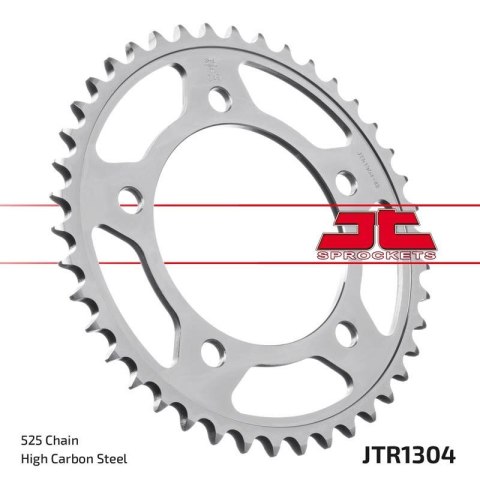 JT ZĘBATKA TYLNA 4357 43 HONDA CB 600 HORNET '07-'13, CBR 600F '97-'98, '11-'14, CBF 600 '04-'07 (435743JTZBK) (ŁAŃC. 525) KOLOR JT ZĘBATKA TYLNA 4357 43 HONDA CB 600 HORNET '07-'13, CBR 600F '97-'98, '11-'14, CBF 600 '04-'07 (435743JTZBK) (ŁAŃC. 525) KOLOR