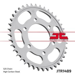 JT ZĘBATKA TYLNA 4359 43 KAWASAKI ZX750R, NINJA, KLZ VERSYS (12-) (435943JTZBK) (ŁAŃC. 525) KOLOR CZARNY