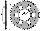 PBR ZĘBATKA TYLNA 3553 38 C45 APRILIA AF1 125 FUTURA 90-93 (ŁAŃC. 520) (JTR19.38) PBR ZĘBATKA TYLNA 3553 38 C45 APRILIA AF1 125 FUTURA 90-93 (ŁAŃC. 520) (JTR19.38)