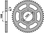 PBR ZĘBATKA TYLNA 4412 45 F DERBI 50 GP 05-08 (ŁAŃC. 420) (JTR1133.45)