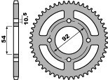 PBR ZĘBATKA TYLNA 4570 60 F YAMAHA TZR 50 X-POWER 07-12 (ŁAŃC. 420) (JTR1078.60) PBR ZĘBATKA TYLNA 4570 60 F YAMAHA TZR 50 X-POWER 07-12 (ŁAŃC. 420) (JTR1078.60)