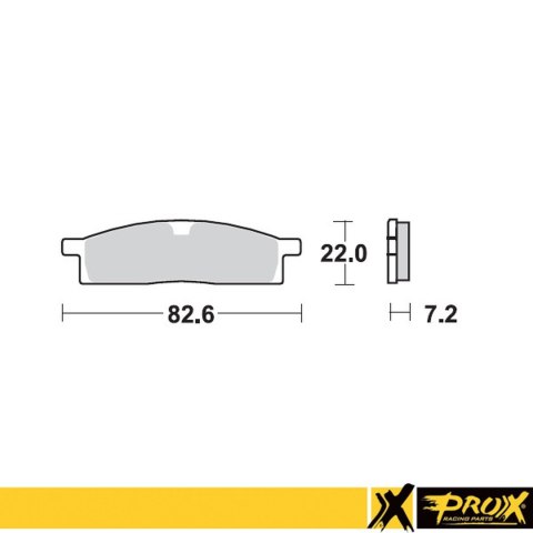 PROX KLOCKI HAMULCOWE KH119 YAMAHA YZ 80/85 '93-19, YZ 65 '19-20, TTR 125 '00-18 PRZÓD PROX KLOCKI HAMULCOWE KH119 YAMAHA YZ 80/85 '93-19, YZ 65 '19-20, TTR 125 '00-18 PRZÓD