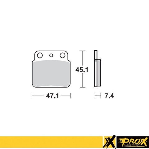 PROX KLOCKI HAMULCOWE KH137 SUZUKI LTZ 400, LTR 450 TYŁ PROX KLOCKI HAMULCOWE KH137 SUZUKI LTZ 400, LTR 450 TYŁ