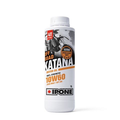 IPONE KATANA OFF ROAD 10W60 OLEJ SILNIKOWY 100% SYNTETYK 1L (ESTER, MA2) (AKC) (15) IPONE KATANA OFF ROAD 10W60 OLEJ SILNIKOWY 100% SYNTETYK 1L (ESTER, MA2) (AKC) (15)