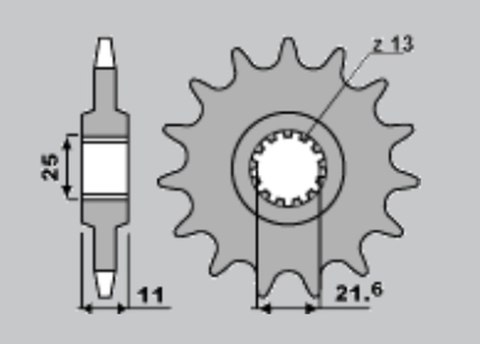 JR ZĘBATKA PRZEDNIA 580 17 YAMAHA FZR 1000/ FZ6/ R6 (JTF580.17) JR ZĘBATKA PRZEDNIA 580 17 YAMAHA FZR 1000/ FZ6/ R6 (JTF580.17)