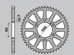 JR ZĘBATKA TYLNA 478 42 KAWASAKI Z 1000 '03-'20, Z 1000SX '11-'18, ZX-10R '08-'10, ZX-10RR '17-'18