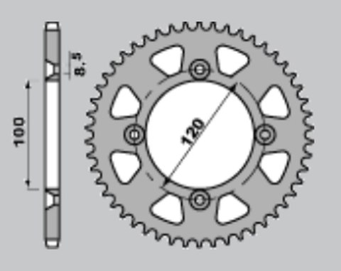 JR ZĘBATKA TYLNA ALUMINIOWA (ANODOWANA) 798 48 SUZUKI RM 80 '83-'01, RM 85 '02-'20, YAMAHA YZ 80 '93-'01, YZ 85 '02-'24 KOLOR NI JR ZĘBATKA TYLNA ALUMINIOWA (ANODOWANA) 798 48 SUZUKI RM 80 '83-'01, RM 85 '02-'20, YAMAHA YZ 80 '93-'01, YZ 85 '02-'24 KOLOR NI