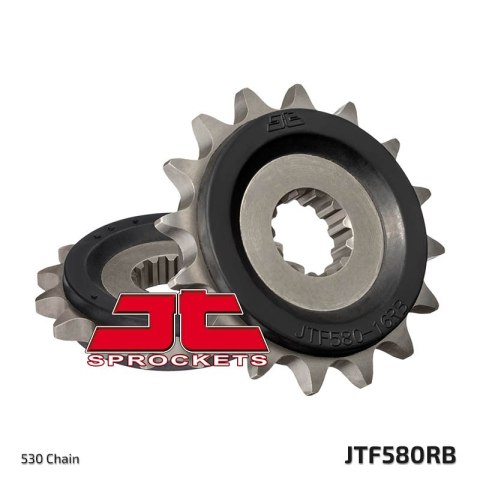 JT ZĘBATKA PRZEDNIA 580 16 Z GUMĄ YAMAHA FZ 6/R6/FZ750 (58016JTRB) (ŁAŃC. 530) JT ZĘBATKA PRZEDNIA 580 16 Z GUMĄ YAMAHA FZ 6/R6/FZ750 (58016JTRB) (ŁAŃC. 530)