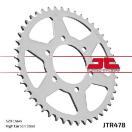 JT ZĘBATKA TYLNA 478 45 KAWASAKI ZX6R (05-20), Z750 (04-12) (MOŻE BYĆ ZASTĄPIONA PRZEZ 4578 43 JTR1478.45) (ŁAŃC. 520) KOLOR CZA