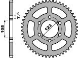 PBR ZĘBATKA TYLNA 707 49 C45 CAGIVA 50/80 (ŁAŃC. 428) PBR ZĘBATKA TYLNA 707 49 C45 CAGIVA 50/80 (ŁAŃC. 428)