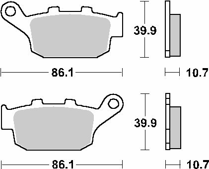 SBS KLOCKI HAMULCOWE KH140 STREET STANDART CERAMIC KOLOR CZARNY SBS KLOCKI HAMULCOWE KH140 STREET STANDART CERAMIC KOLOR CZARNY