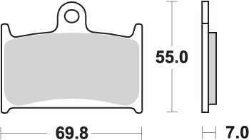 SBS KLOCKI HAMULCOWE KH145 / KH236 STREET PERFORMANCE (EXCEL) SINTER SUZUKI RF 900 '94-'97, GSF 1200 BANDIT '97-'00 KOLOR ZŁOTY SBS KLOCKI HAMULCOWE KH145 / KH236 STREET PERFORMANCE (EXCEL) SINTER SUZUKI RF 900 '94-'97, GSF 1200 BANDIT '97-'00 KOLOR ZŁOTY