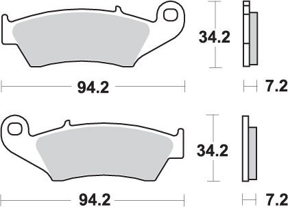 SBS KLOCKI HAMULCOWE KH185 / KH389 OFF-ROAD SINTER KOLOR ZŁOTY SBS KLOCKI HAMULCOWE KH185 / KH389 OFF-ROAD SINTER KOLOR ZŁOTY