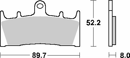 SBS KLOCKI HAMULCOWE KH188 STREET STANDART CERAMIC KOLOR CZARNY SBS KLOCKI HAMULCOWE KH188 STREET STANDART CERAMIC KOLOR CZARNY