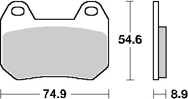 SBS KLOCKI HAMULCOWE KH304 STREET STANDART CERAMIC KOLOR CZARNY SBS KLOCKI HAMULCOWE KH304 STREET STANDART CERAMIC KOLOR CZARNY
