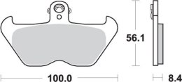 SBS KLOCKI HAMULCOWE KH407 / KH246 STREET PERFORMANCE (EXCEL) SINTER KOLOR ZŁOTY PASUJE DO: BMW K1200, R850/1100/1150/1200 PRZÓD