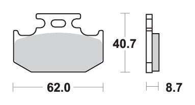 SBS PROMOCJA KLOCKI HAMULCOWE KH152 OFF-ROAD SINTER KOLOR ZŁOTY SBS PROMOCJA KLOCKI HAMULCOWE KH152 OFF-ROAD SINTER KOLOR ZŁOTY