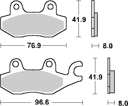 SBS PROMOCJA KLOCKI HAMULCOWE KH165 / KH215 OFF-ROAD RACING SINTER KOLOR ZŁOTY SBS PROMOCJA KLOCKI HAMULCOWE KH165 / KH215 OFF-ROAD RACING SINTER KOLOR ZŁOTY