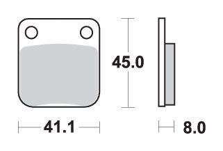 SBS PROMOCJA KLOCKI HAMULCOWE KH54 OFF-ROAD SINTER KOLOR ZŁOTY SBS PROMOCJA KLOCKI HAMULCOWE KH54 OFF-ROAD SINTER KOLOR ZŁOTY