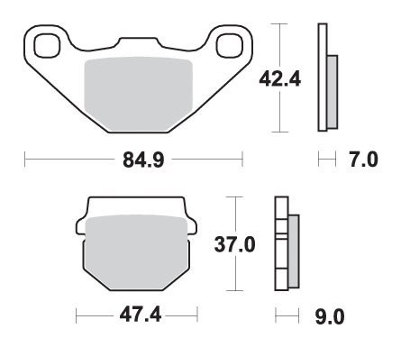 SBS PROMOCJA KLOCKI HAMULCOWE KH83 OFF-ROAD SINTER KOLOR ZŁOTY SBS PROMOCJA KLOCKI HAMULCOWE KH83 OFF-ROAD SINTER KOLOR ZŁOTY