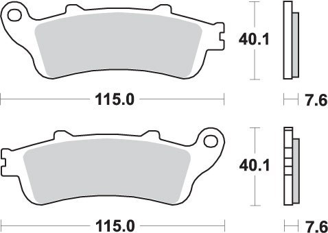 SBS PROMOCJA KLOCKI HAMULCOWE kH261 / KH281 STREET PERFORMANCE (EXCEL) SINTER HONDA ST 1100 '96-'01 KOLOR ZŁOTY SBS PROMOCJA KLOCKI HAMULCOWE kH261 / KH281 STREET PERFORMANCE (EXCEL) SINTER HONDA ST 1100 '96-'01 KOLOR ZŁOTY