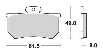 SBS WYPRZEDAŻ KLOCKI HAMULCOWE KH107 STREET STANDART CERAMIC DO ZACISKU A.P. RACING CALIPERS KOLOR CZARNY