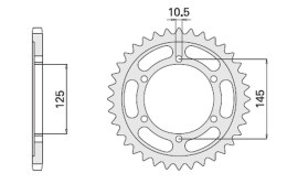 CHT ZĘBATKA TYLNA 869 43 YAMAHA TDM 850 96-98 (A4150867430) (867-43)