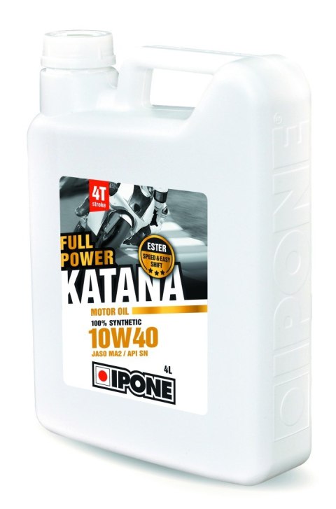 IPONE FULL POWER KATANA 10W40 OLEJ SILNIKOWY 100 % SYNTETYK 4L (ESTER MA2) (AKC) (6) IPONE FULL POWER KATANA 10W40 OLEJ SILNIKOWY 100 % SYNTETYK 4L (ESTER MA2) (AKC) (6)