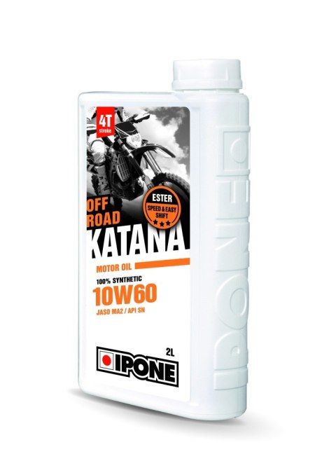 IPONE KATANA OFF ROAD 10W60 OLEJ SILNIKOWY 100% SYNTETYK 2L (ESTER, MA2) (AKC) (8) IPONE KATANA OFF ROAD 10W60 OLEJ SILNIKOWY 100% SYNTETYK 2L (ESTER, MA2) (AKC) (8)