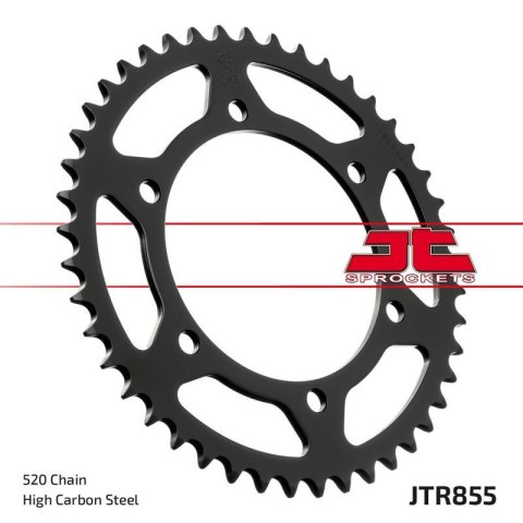 JT ZĘBATKA TYLNA 866 48 YAMAHA XJ 600 DIVERSION 95-03 (86648JTZBK) (ŁAŃC. 520) KOLOR CZARNY JT ZĘBATKA TYLNA 866 48 YAMAHA XJ 600 DIVERSION 95-03 (86648JTZBK) (ŁAŃC. 520) KOLOR CZARNY
