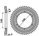 PBR ZĘBATKA TYLNA 827 47 F YAMAHA TZR 125R (91) (ŁAŃC. 428)