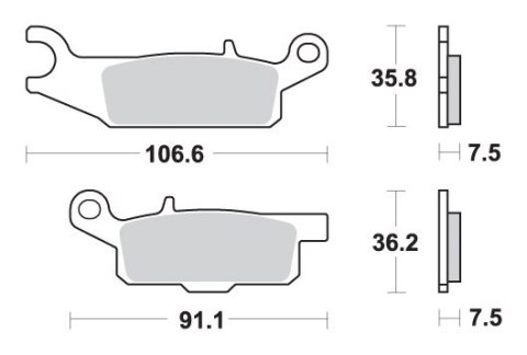 SBS KLOCKI HAMULCOWE KH444 OFF-ROAD SINTER YAMAHA YFM 550 GRIZZLY '09-'16, YFM 700 '07-'17, YFM 250 RAPTOR '09-'14 KOLOR ZŁOTY SBS KLOCKI HAMULCOWE KH444 OFF-ROAD SINTER YAMAHA YFM 550 GRIZZLY '09-'16, YFM 700 '07-'17, YFM 250 RAPTOR '09-'14 KOLOR ZŁOTY