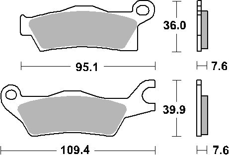 SBS KLOCKI HAMULCOWE KH618 OFF-ROAD RACING SINTER KOLOR ZŁOTY CAN-AM OUTLANDER 800 / 1000 12-, RENEGADE 1000 12-, LEWY PRZÓD SBS KLOCKI HAMULCOWE KH618 OFF-ROAD RACING SINTER KOLOR ZŁOTY CAN-AM OUTLANDER 800 / 1000 12-, RENEGADE 1000 12-, LEWY PRZÓD