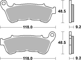 SBS WYPRZEDAŻ KLOCKI HAMULCOWE KH640 STREET CARBON TECH KOLOR CZARNY PASUJE DO: H-D 883 SUPER LOW/IRON/ROADSTER/1200 CUSTOM/ T S