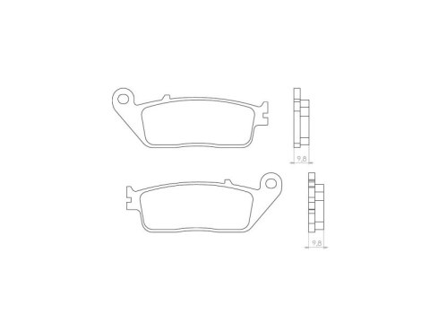 BRENTA KLOCKI HAMULCOWE KH196 SPIEK METALICZNY (ZŁOTE) (FT 4071) BRENTA KLOCKI HAMULCOWE KH196 SPIEK METALICZNY (ZŁOTE) (FT 4071)
