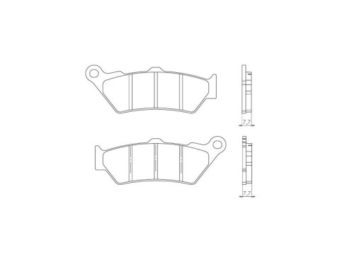 BRENTA KLOCKI HAMULCOWE KH209 SPIEK METALICZNY (ZŁOTE) (FT 4090) BRENTA KLOCKI HAMULCOWE KH209 SPIEK METALICZNY (ZŁOTE) (FT 4090)
