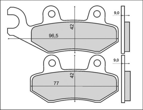 BRENTA KLOCKI HAMULCOWE KH228 SPIEK METALICZNY (ZŁOTE) (FT 4070) BRENTA KLOCKI HAMULCOWE KH228 SPIEK METALICZNY (ZŁOTE) (FT 4070)