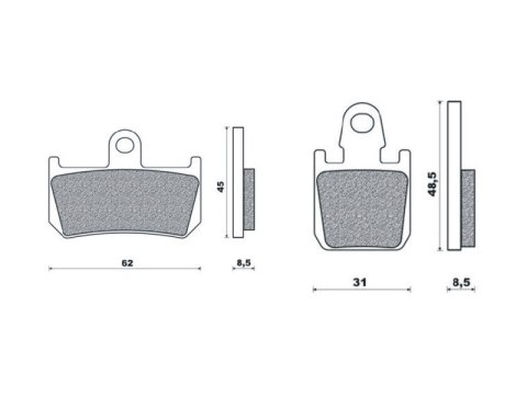 BRENTA KLOCKI HAMULCOWE KH442/4 SPIEK METALICZNY (ZŁOTE) YAMAHA (FT 4118) BRENTA KLOCKI HAMULCOWE KH442/4 SPIEK METALICZNY (ZŁOTE) YAMAHA (FT 4118)