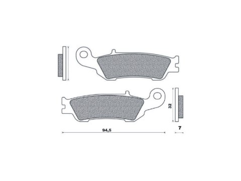 BRENTA KLOCKI HAMULCOWE KH450 SPIEK METALICZNY (ZŁOTE) (FT 4105) BRENTA KLOCKI HAMULCOWE KH450 SPIEK METALICZNY (ZŁOTE) (FT 4105)