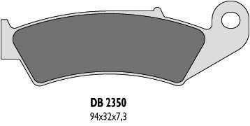DELTA BRAKING KLOCKI HAMULCOWE KH125 DELTA BRAKING KLOCKI HAMULCOWE KH125