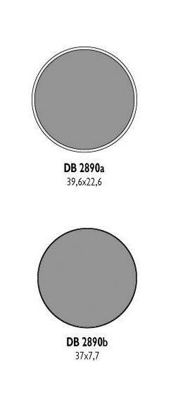 DELTA BRAKING KLOCKI HAMULCOWE KH155 YAMAHA YFS 200 BLASTER`91-02 TYŁ - ZASTĘPUJĄ DB2890MX-D ORAZ DB2890QD-D
