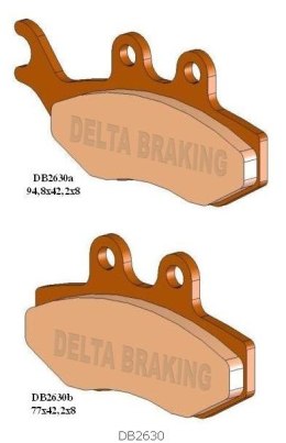 DELTA BRAKING KLOCKI HAMULCOWE KH194 - ZASTĘPUJĄ DB2630MX-D ORAZ DB2630QD-D