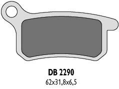 DELTA BRAKING KLOCKI HAMULCOWE KH357 KTM SX65/85 TYŁ - ZASTĘPUJĄ DB2290MX-D ORAZ DB2290QD-D DELTA BRAKING KLOCKI HAMULCOWE KH357 KTM SX65/85 TYŁ - ZASTĘPUJĄ DB2290MX-D ORAZ DB2290QD-D