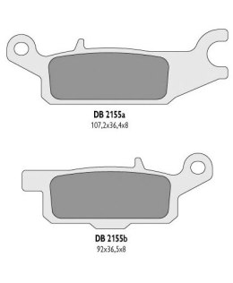 DELTA BRAKING KLOCKI HAMULCOWE KH443 YAMAHA YFM 550 GRIZZLY '11-14, YFM 700 GRIZZLY '07-18 LEWY PRZÓD - ZASTĘPUJĄ DB2155MX-D ORA