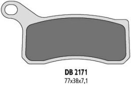 DELTA BRAKING KLOCKI HAMULCOWE KH462 KTM QUAD - ZASTĘPUJĄ DB2171MX-D ORAZ DB2171QD-D